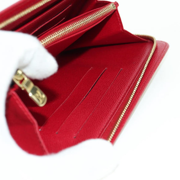 LOUIS VUITTON Monogram Cherry Porte Monnaie Zip Long Wallet M95006 Auth 177654V