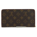 LOUIS VUITTON Monogram Cherry Porte Monnaie Zip Long Wallet M95006 Auth 177654V-2
