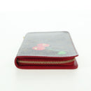 LOUIS VUITTON Monogram Cherry Porte Monnaie Zip Long Wallet M95006 Auth 177654V-4