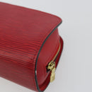 LOUIS VUITTON Epi Dauphine PM Pouch Castilian Red M48447 LV Auth 177655-15