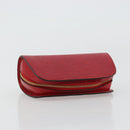 LOUIS VUITTON Epi Dauphine PM Pouch Castilian Red M48447 LV Auth 177655-5