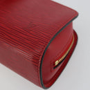 LOUIS VUITTON Epi Dauphine PM Pouch Castilian Red M48447 LV Auth 177655-7