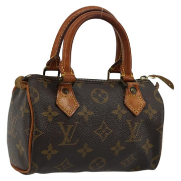 LOUIS VUITTON Monogram Mini Speedy Hand Bag M41534 LV Auth 177657A