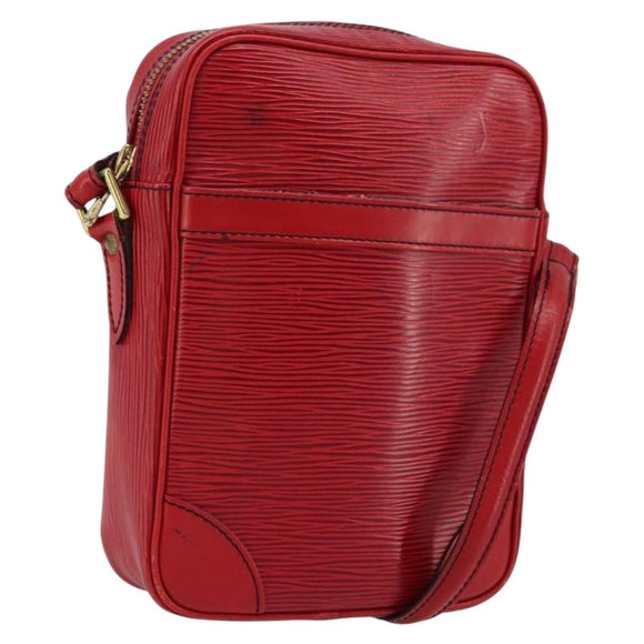 LOUIS VUITTON Epi Danube Shoulder Bag Red M45637 LV Auth 177658