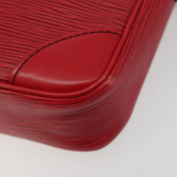 LOUIS VUITTON Epi Danube Shoulder Bag Red M45637 LV Auth 177658