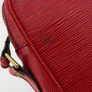 LOUIS VUITTON Epi Danube Shoulder Bag Red M45637 LV Auth 177658-8