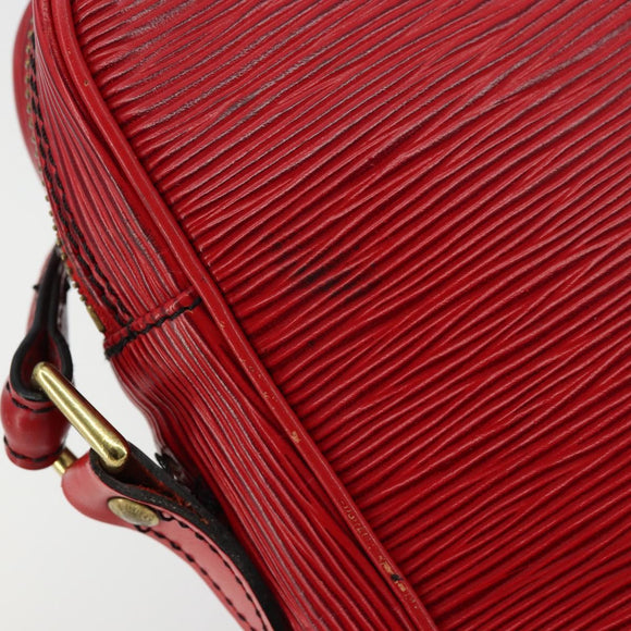 LOUIS VUITTON Epi Danube Shoulder Bag Red M45637 LV Auth 177658