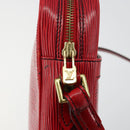 LOUIS VUITTON Epi Danube Shoulder Bag Red M45637 LV Auth 177658-19