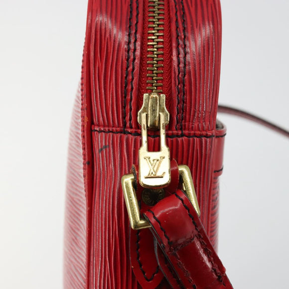 LOUIS VUITTON Epi Danube Shoulder Bag Red M45637 LV Auth 177658