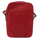 LOUIS VUITTON Epi Danube Shoulder Bag Red M45637 LV Auth 177658-13
