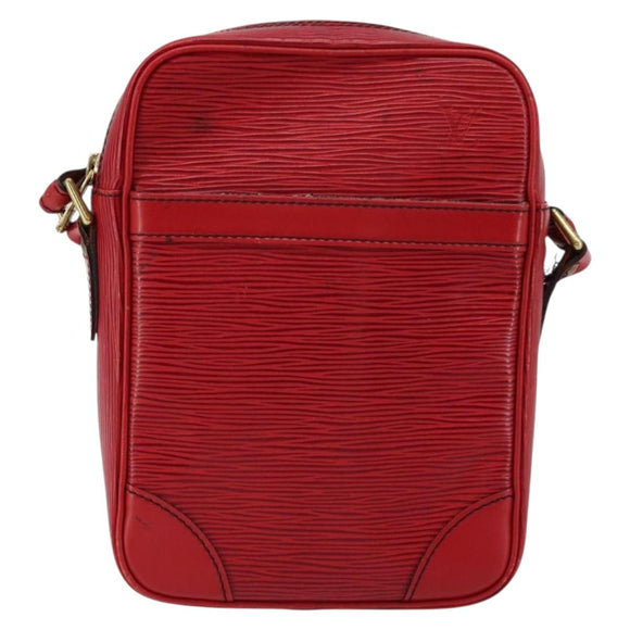 LOUIS VUITTON Epi Danube Shoulder Bag Red M45637 LV Auth 177658