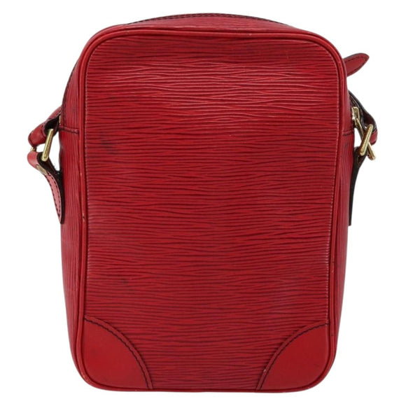 LOUIS VUITTON Epi Danube Shoulder Bag Red M45637 LV Auth 177658