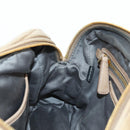 Miu Miu Matelasse Hand Bag Leather 2way Beige Gold Auth 177667V-26