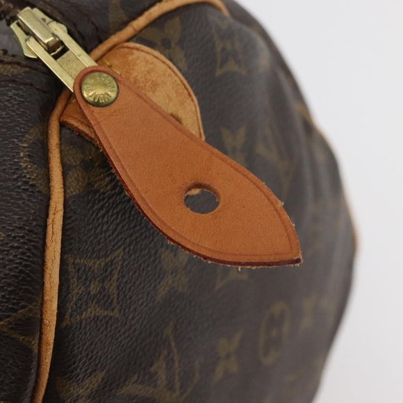 LOUIS VUITTON Monogram Speedy 30 Hand Bag M41526 LV Auth 177676