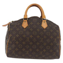 LOUIS VUITTON Monogram Speedy 30 Hand Bag M41526 LV Auth 177676-2