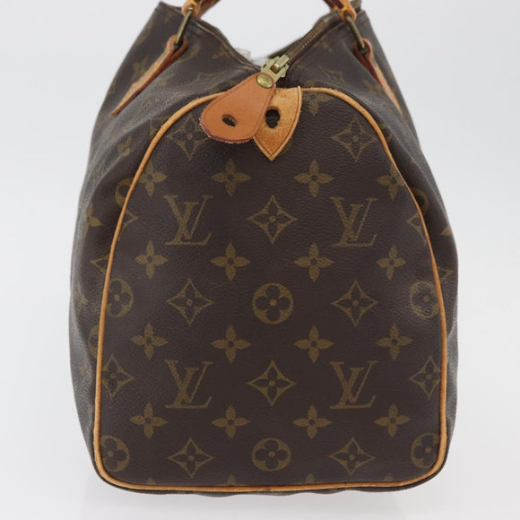 LOUIS VUITTON Monogram Speedy 30 Hand Bag M41526 LV Auth 177676