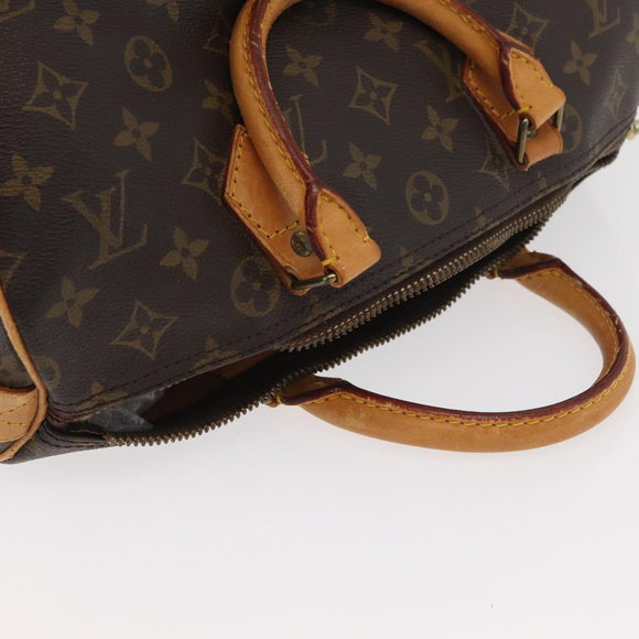 LOUIS VUITTON Monogram Speedy 30 Hand Bag M41526 LV Auth 177676