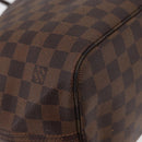 LOUIS VUITTON Damier Azur Neverfull MM Tote Bag N41605 LV Auth 177682-12
