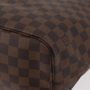 LOUIS VUITTON Damier Azur Neverfull MM Tote Bag N41605 LV Auth 177682-13