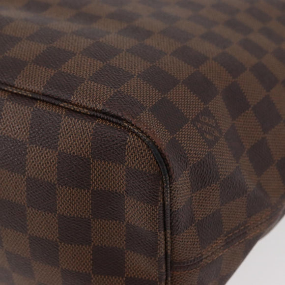 LOUIS VUITTON Damier Azur Neverfull MM Tote Bag N41605 LV Auth 177682