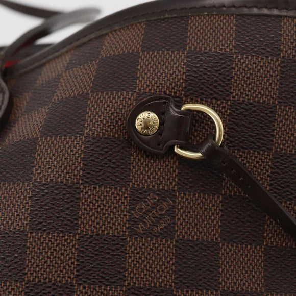 LOUIS VUITTON Damier Azur Neverfull MM Tote Bag N41605 LV Auth 177682