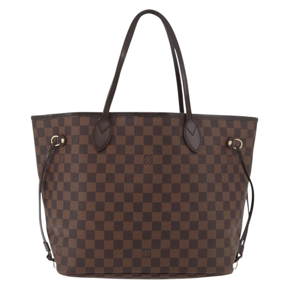 LOUIS VUITTON Damier Azur Neverfull MM Tote Bag N41605 LV Auth 177682