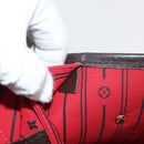 LOUIS VUITTON Damier Azur Neverfull MM Tote Bag N41605 LV Auth 177682-21
