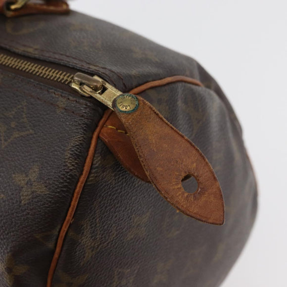 LOUIS VUITTON Monogram Speedy 30 Handtas M41526 LV Auth 177683