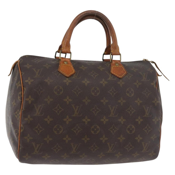 LOUIS VUITTON Monogram Speedy 30 Handtas M41526 LV Auth 177683