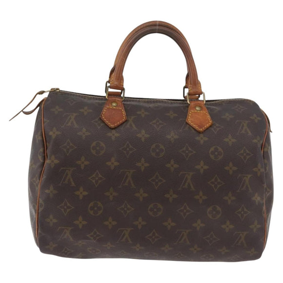 LOUIS VUITTON Monogram Speedy 30 Handtas M41526 LV Auth 177683