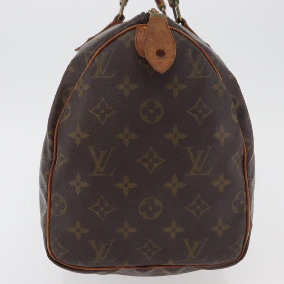 LOUIS VUITTON Monogram Speedy 30 Handtas M41526 LV Auth 177683