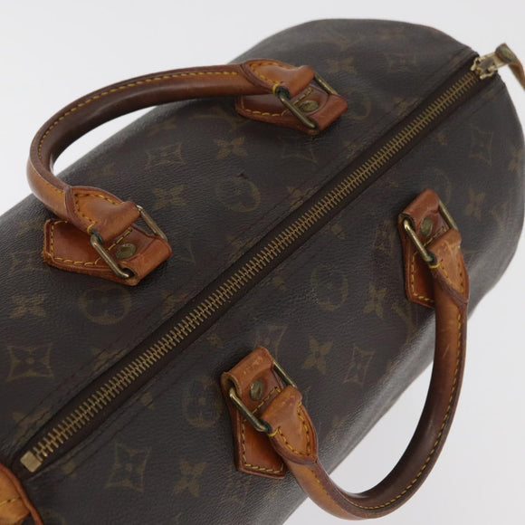 LOUIS VUITTON Monogram Speedy 30 Handtas M41526 LV Auth 177683