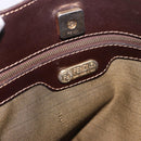 FENDI Zucca Canvas Mamma Baguette Shoulder Bag Brown Black Auth 177684A-9