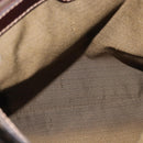 FENDI Zucca Canvas Mamma Baguette Shoulder Bag Brown Black Auth 177684A-10
