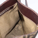 FENDI Zucca Canvas Mamma Baguette Shoulder Bag Brown Black Auth 177684A-19