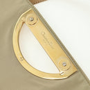 Christian Dior Maris Pearl Shoulder Bag Denim Navy Gold Auth 177688V-21