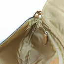 Christian Dior Maris Pearl Shoulder Bag Denim Navy Gold Auth 177688V-23