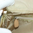 Christian Dior Maris Pearl Shoulder Bag Denim Navy Gold Auth 177688V-25