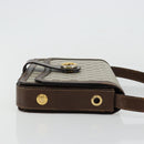 GUCCI GG Supreme Shoulder Bag PVC Beige Gold Auth 177691-4