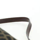 FENDI Zucca Canvas Mamma Baguette Shoulder Bag Brown Black Auth 177694SAV-9