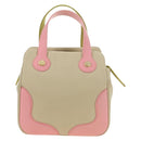CHANEL Marshmallow Bag Tote Bag Canvas Beige Gold CC Auth 177697V-5