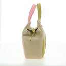 CHANEL Marshmallow Bag Tote Bag Canvas Beige Gold CC Auth 177697V-7