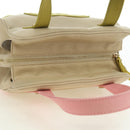 CHANEL Marshmallow Bag Tote Bag Canvas Beige Gold CC Auth 177697V-8