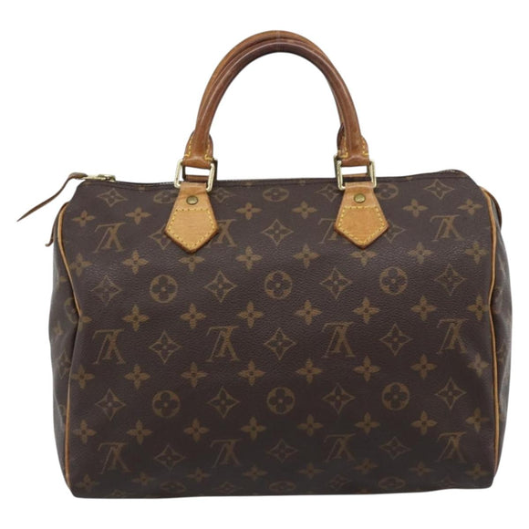 LOUIS VUITTON Monogram Speedy 30 Hand Bag M41526 LV Auth 177699