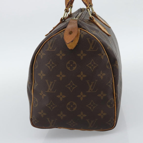 LOUIS VUITTON Monogram Speedy 30 Hand Bag M41526 LV Auth 177699