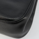 Christian Dior Hand Bag Leather Black Gold Auth 177713-12