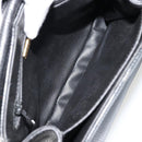 Christian Dior Hand Bag Leather Black Gold Auth 177713-17
