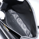 Christian Dior Hand Bag Leather Black Gold Auth 177713-22