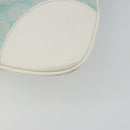 GUCCI GG Canvas Jackie Schultertasche Hellblau Gold 001 4057 Auth 177714-16