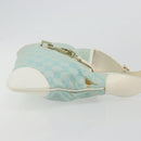 GUCCI GG Canvas Jackie Schultertasche Hellblau Gold 001 4057 Auth 177714-3